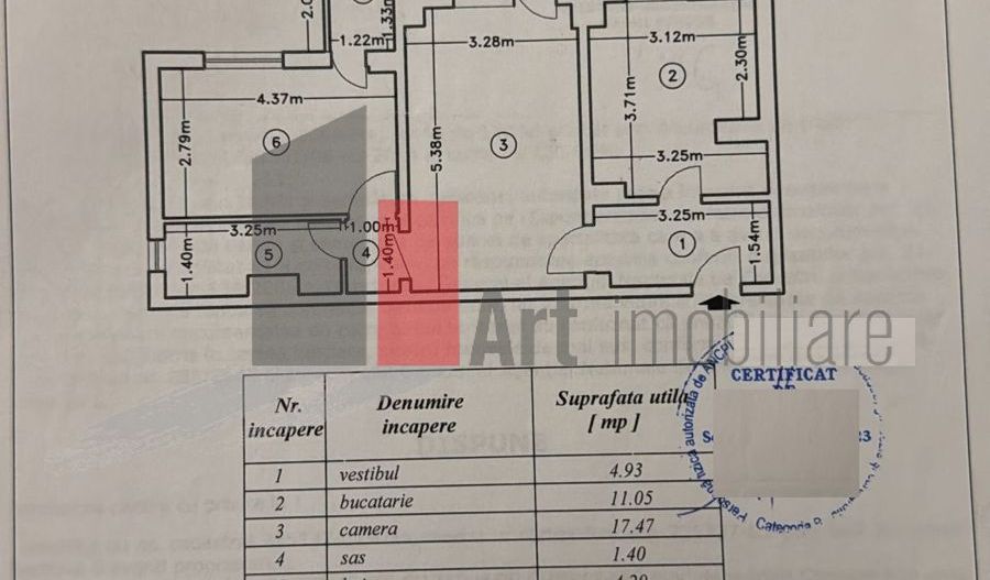 APARTAMENT  2 CAMERE  PANDURI - Poză 1