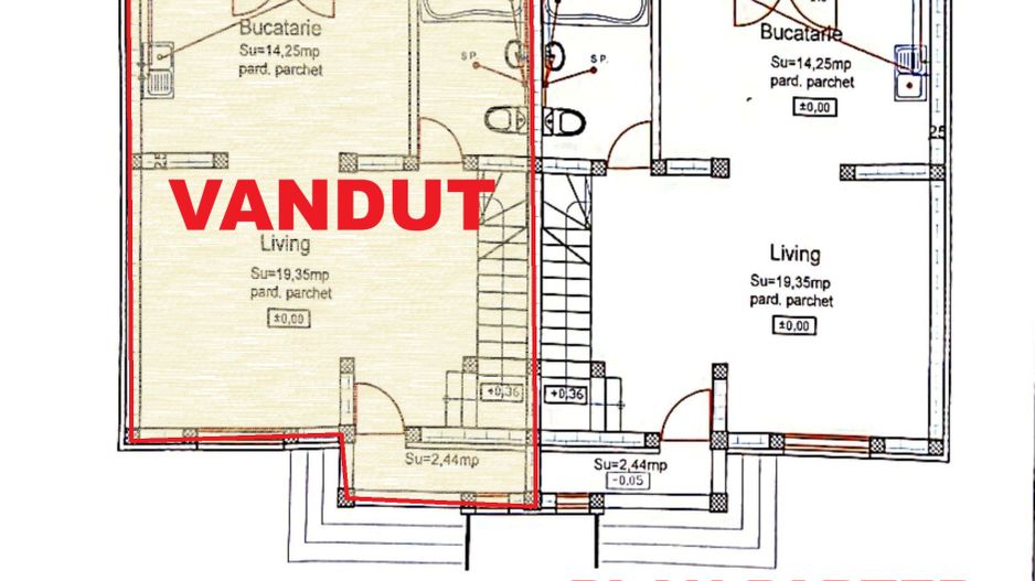 VILĂ P+1E tip DUPLEX și teren 327 mp, VASLUI zona KAUFLAND; - Poză 11