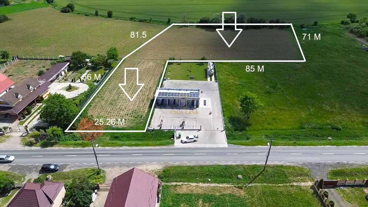De Vanzare Teren Intravilan Soseaua Principala Odoreu 7200MP - Poză 1