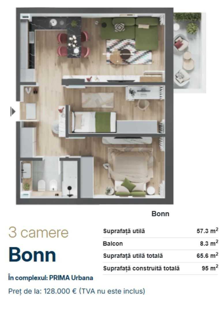 Apartamente de vanzare 2,3,4 camere Prima Urbana, Oradea - Poză 4