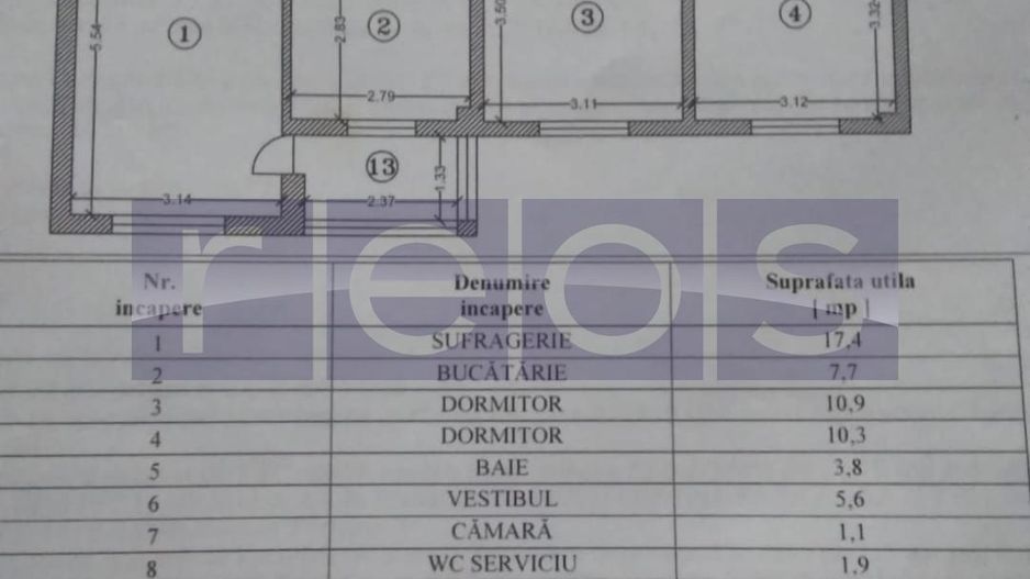 VANZARE 3 CAMERE - DECOMANDAT - MIHAI BRAVU - Poză 9