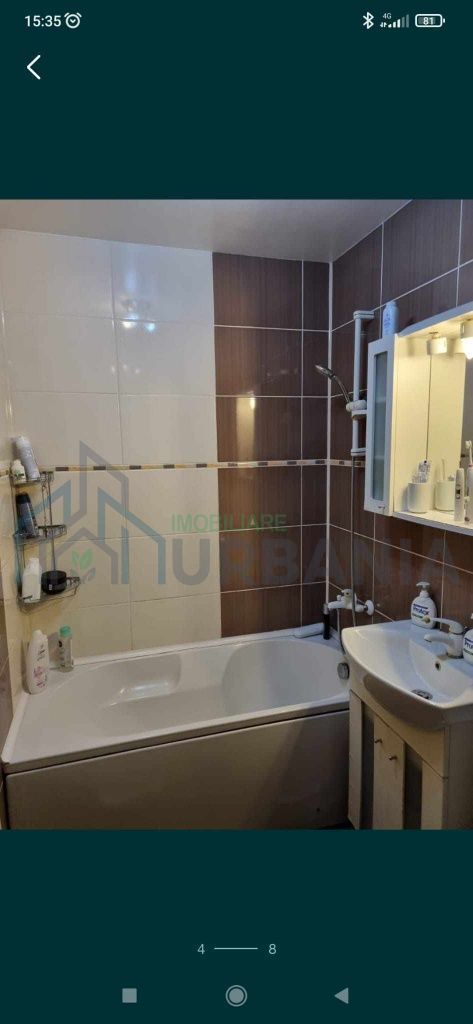 Apartament 3 camere decomandat, Podu Roș, Iași - renovat, utilat și mobilat - Poză 4