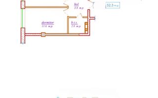 Vânzare, apartament, 2 camere, str. Nicolae Dimo, Durlești - Poză 2