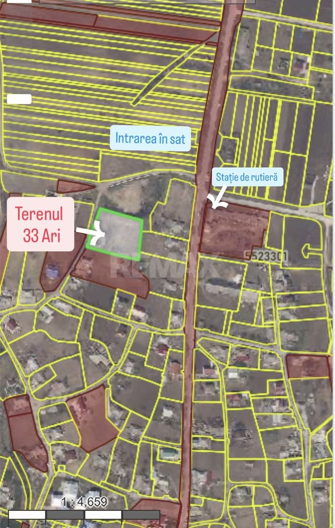 Teren pentru construcții 33 Ari în Molești, Ialoveni - Poză 1
