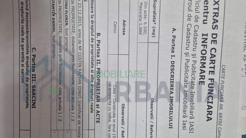 Teren 6.500 mp în Cercu/Bârnova – utilități trase (gaz, apă, curent) - Poză 4