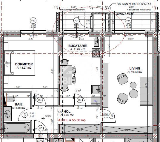 Apartament cu 2 camere, zona Doamna Stanca - Poză 2