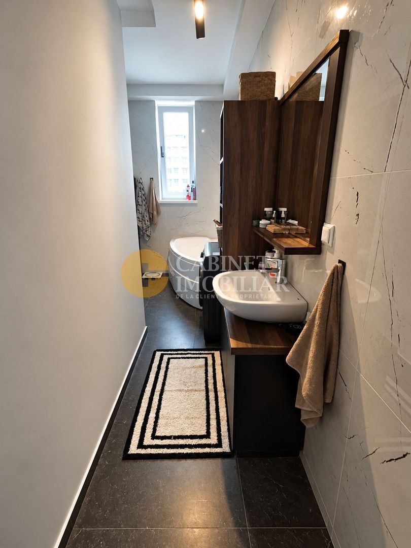 2 camere decomandat - 61mp - mobilat&utilat - ETAJ intermediar - zona Visoianu - Poză 9