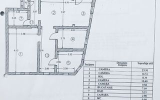 Cotroceni 106mp, 2 bai, centrala termica - Poză 3