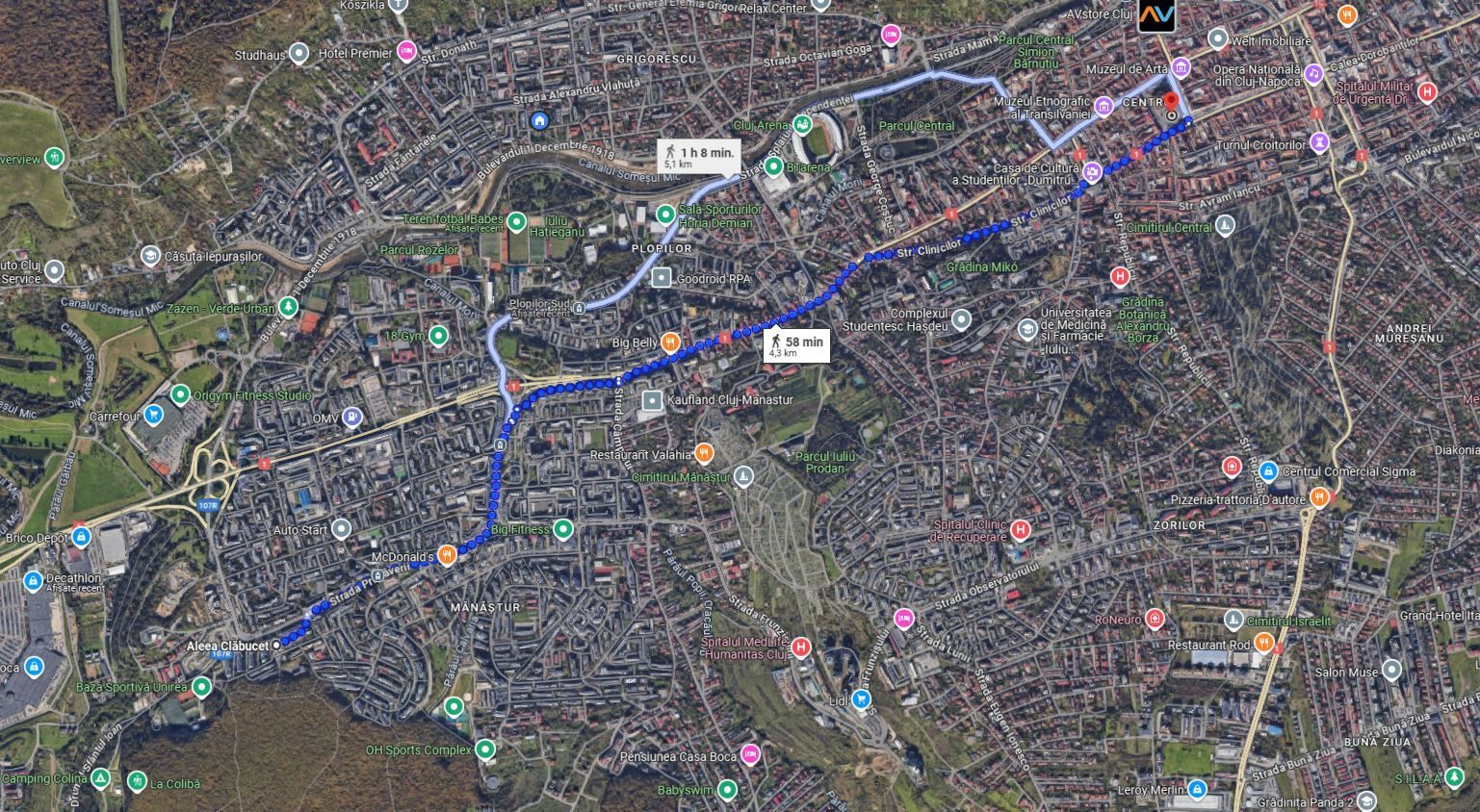 Apartament cu 3 camere de vanzare | Cartierul Manastur | Semidecomandat | - Poză 9