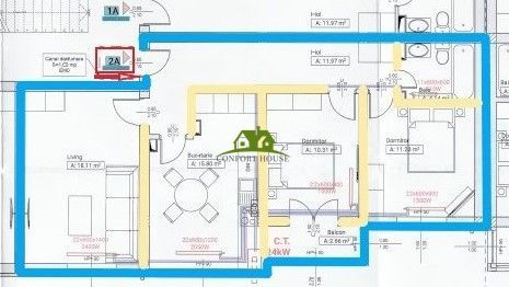92mp nou-mansarda Ostroveni | Bloc A | Iulie-2026 |Centrala |1Balcon - Poză 20