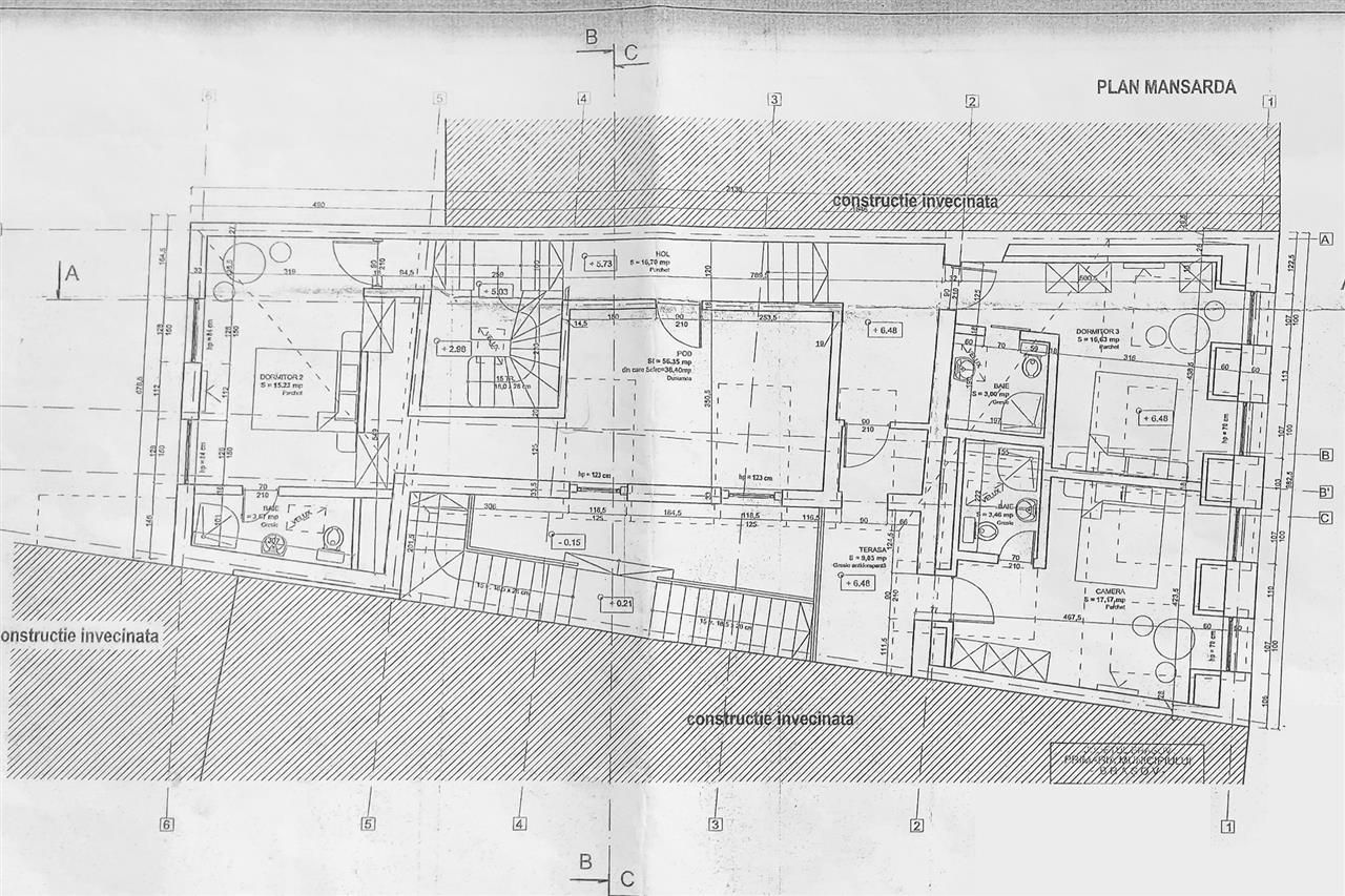 Casa cu spatiu comercial si 9 camere in zona istorica a Brasovului - Poză 21