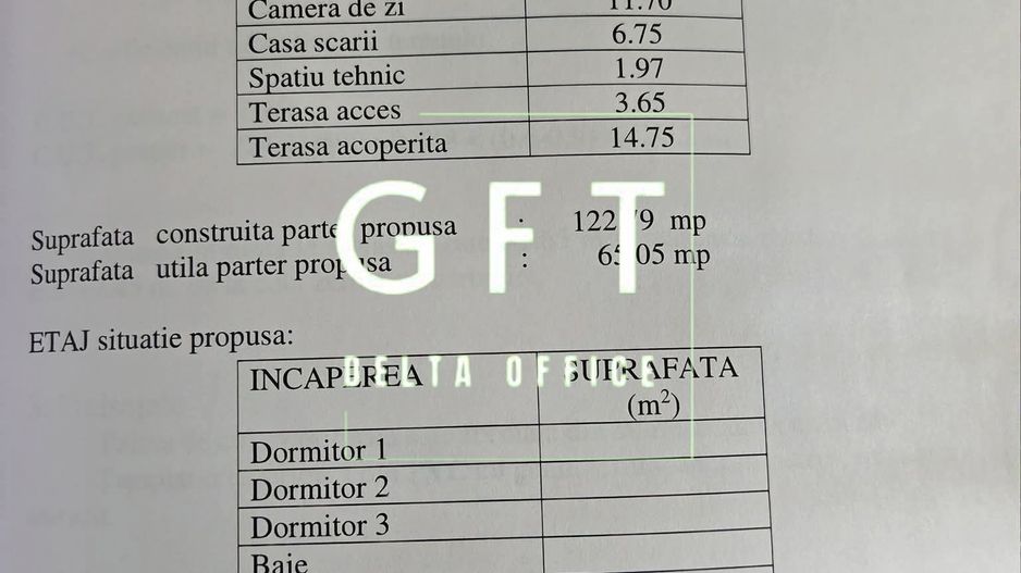 Teren de vânzare- 500 mp și autorizație de construire - Poză 3