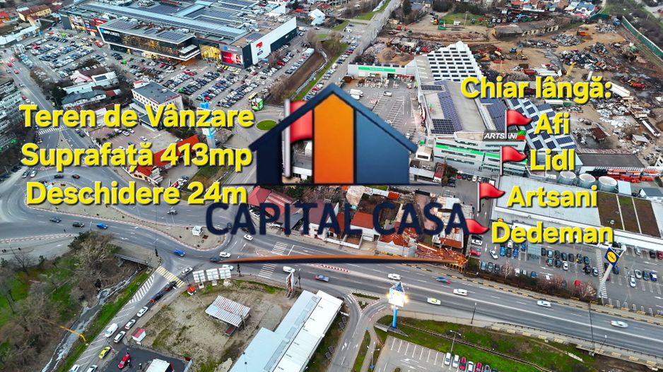 Teren de Vanzare langa Afi Ploiesti, Artsani si Lidl - Poză 2