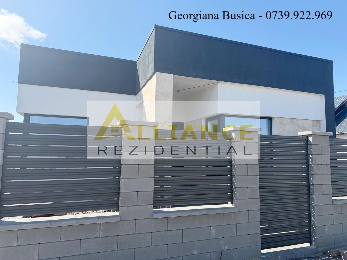 Casa individuală parter || 4 camere || 2 băi + dressing || teren 371mp - Poză 1