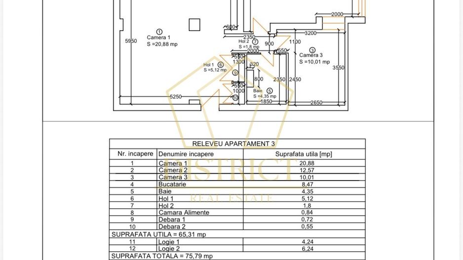 Apartament superb cu 3 camere, mobilat si utilat | Girocului | Profi - Poză 13
