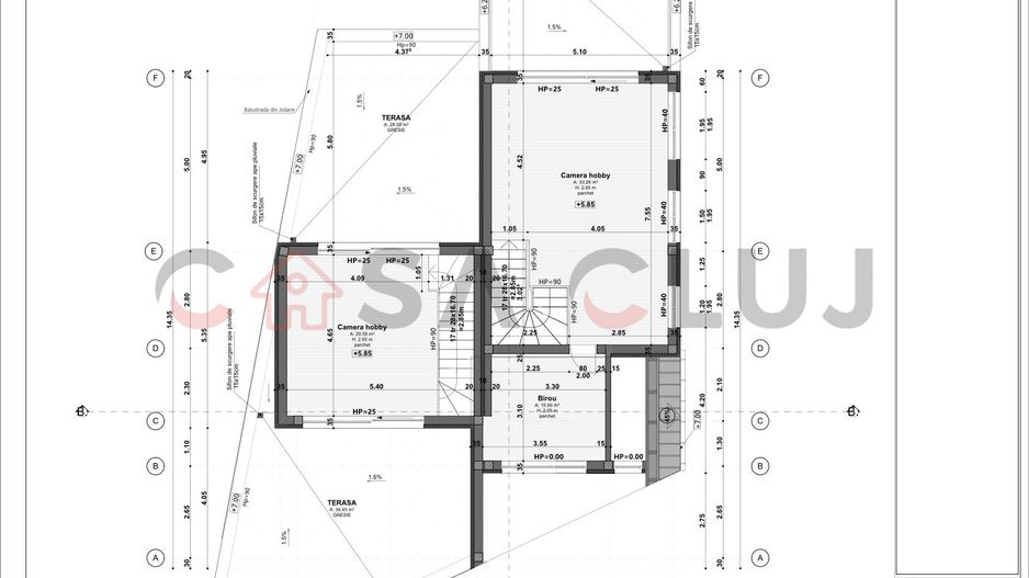 Casa tip Duplex,  6 camere, Campului!! - Poză 4