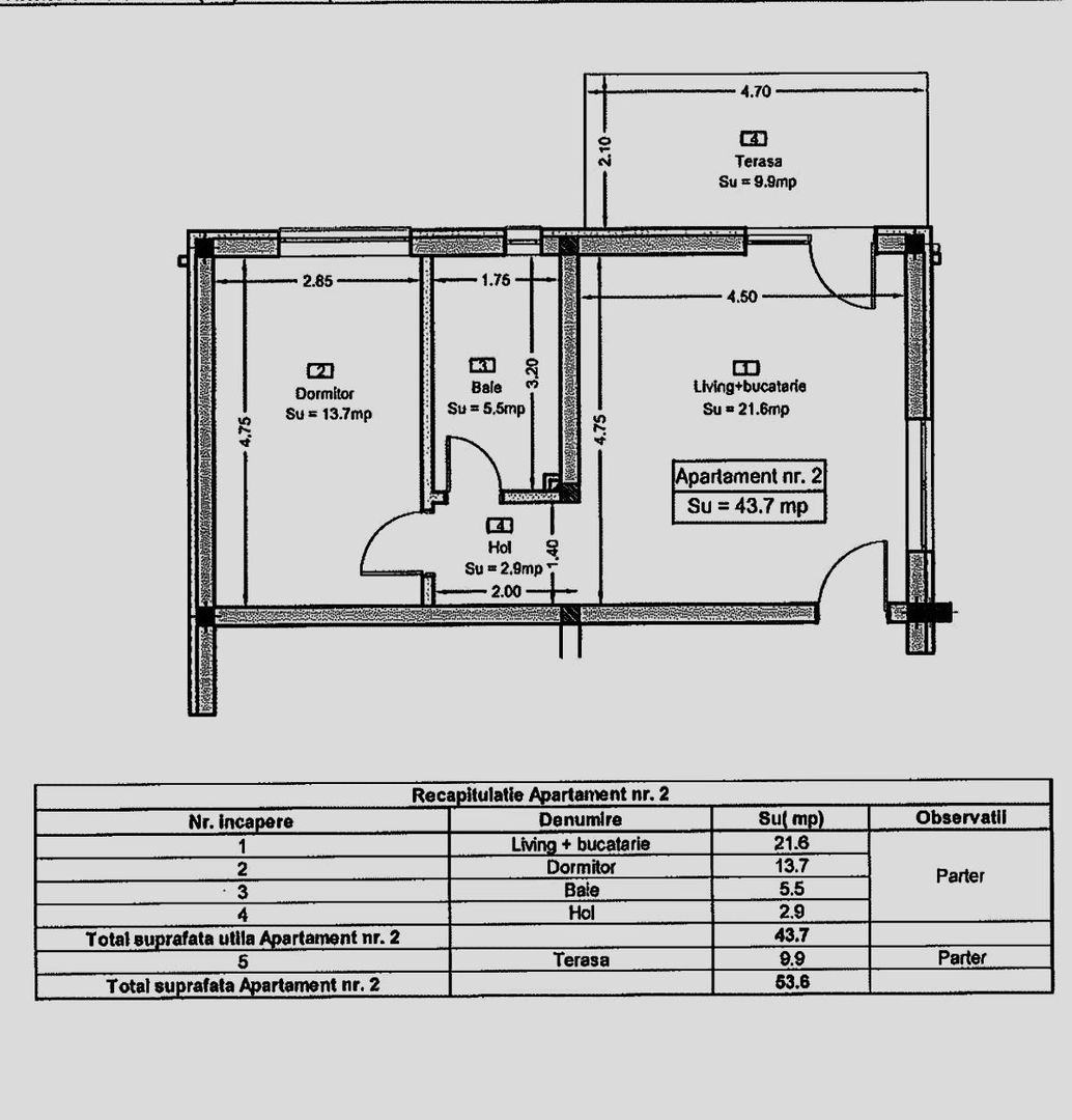 Ap2 92H Tautului Residence + GRADINA Parcul Poligon Sub Cetate - Poză 15