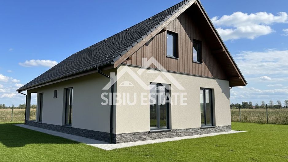 Casa 130 mp, teren 1000 mp, priveliște superbă – Marginimea Sibiului - Poză 12