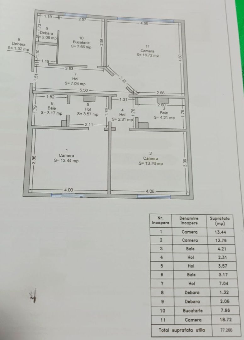 Apartament renovat cu 3 camere - zona Andrei Saguna - Poză 19