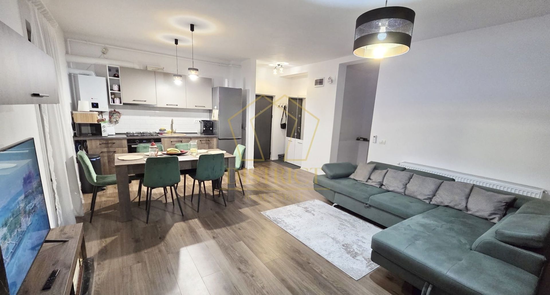 Apartament cu 2 camere mobilat si utilat in Giroc in spate la Hotel IQ. - Poză 2
