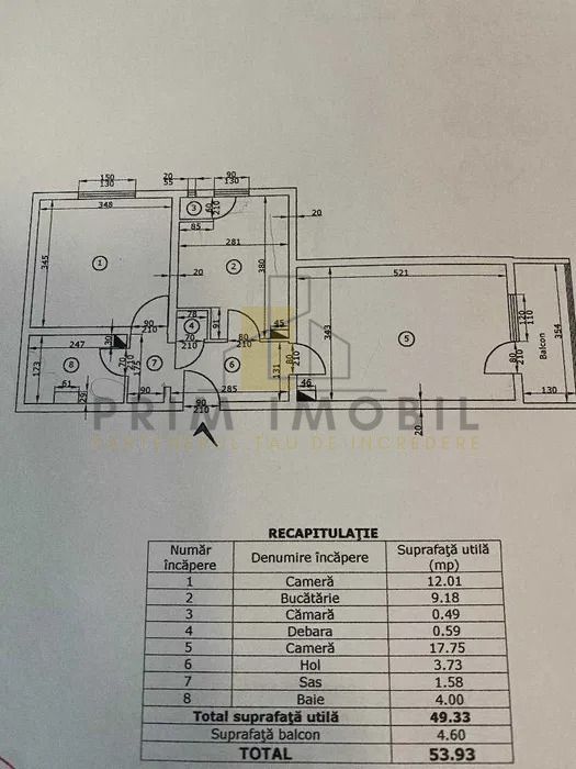 Apartament 2 Camere Decomandat– Tatarasi, zona Oancea/Lidl, Sf. Maria - Poză 10