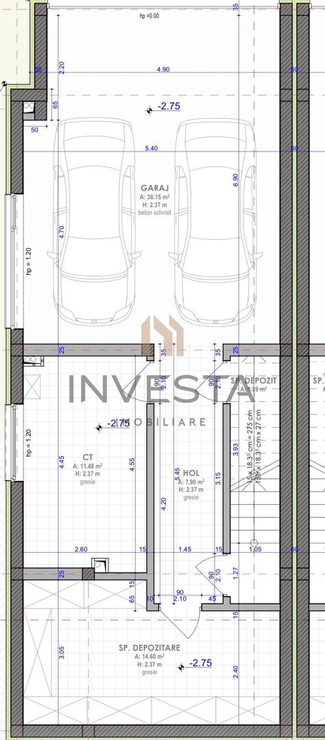 Duplex premium cu terasa panoramica de 75 mp, zona Vivo - Schiță 14