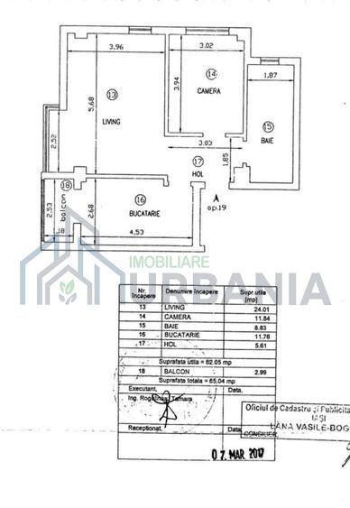 #-Hlincea, Apartament 2 camere, 65mp, mobilat-utilat complet + parcare - Poză 16