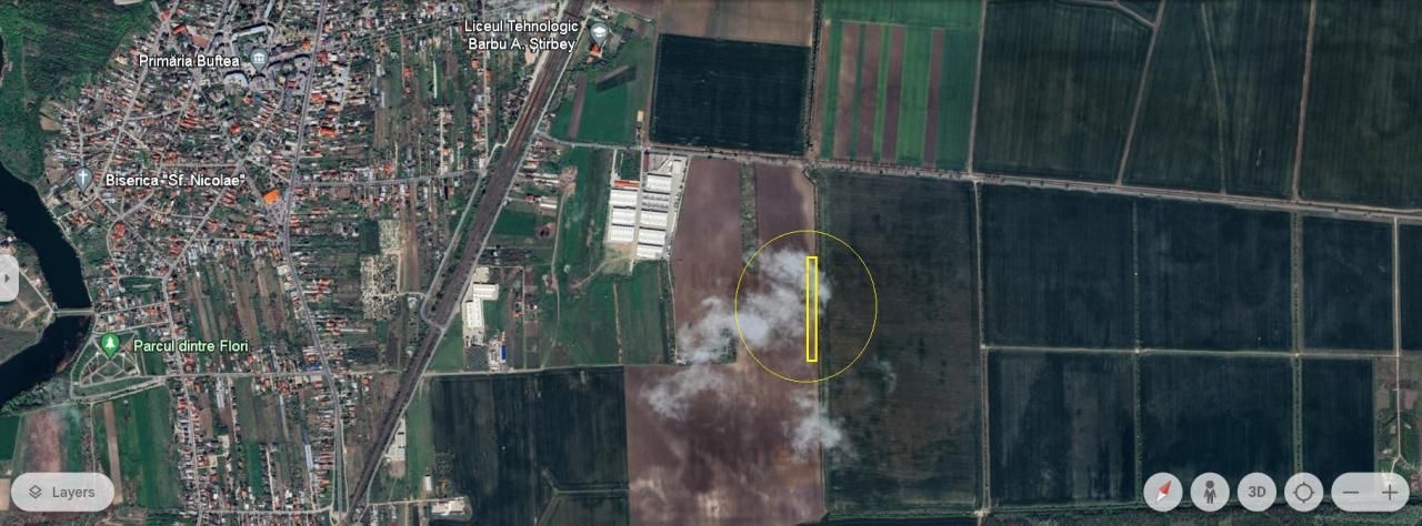 BUFTEA - Sos. Tamasi, Tarla 38, Parcela 351, teren 5.328 mp. - Poză 1