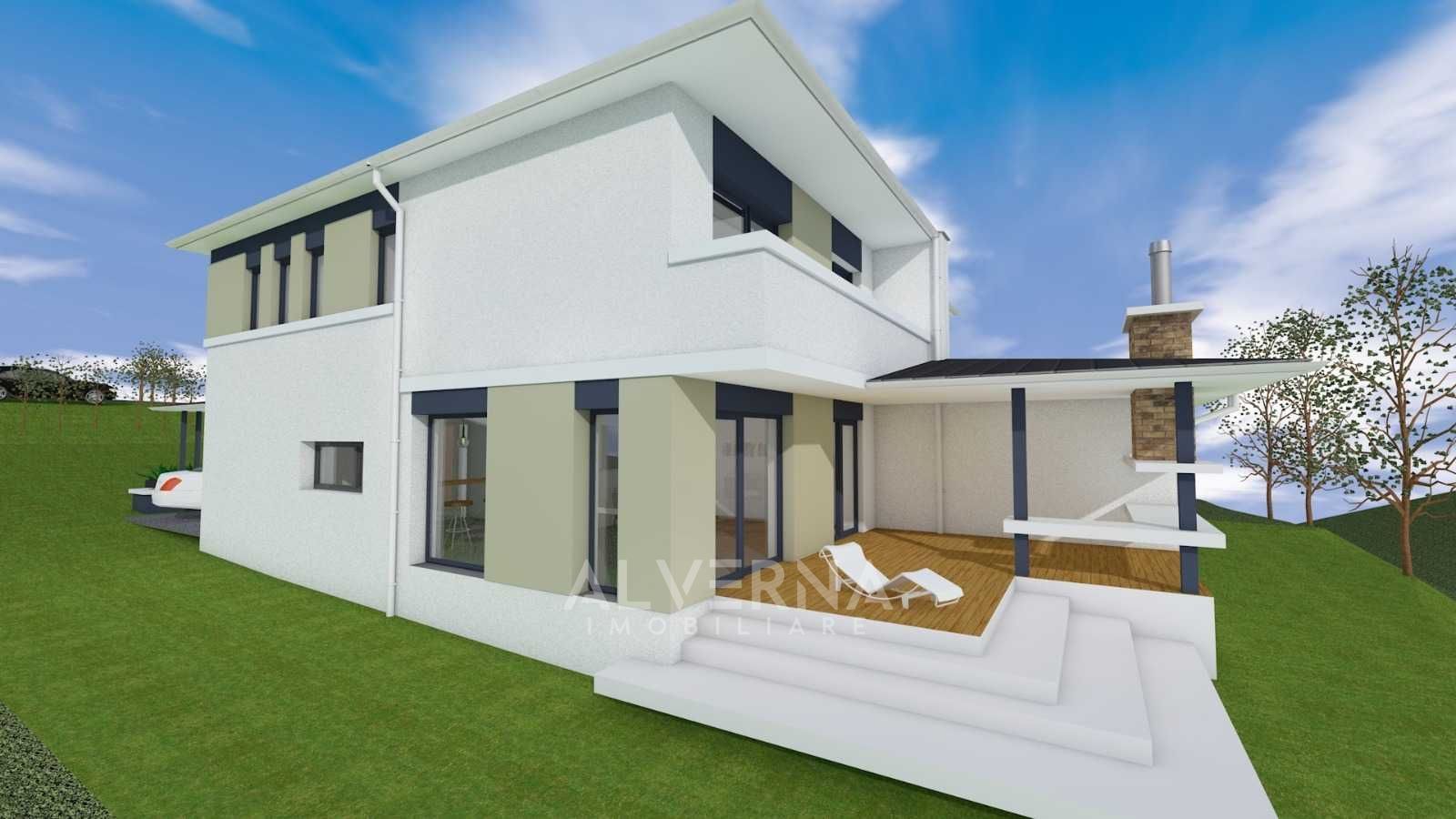 Casa tip Duplex 4 camere 120 mp | semifinisat | teren 500 mp | Popesti - Poză 2