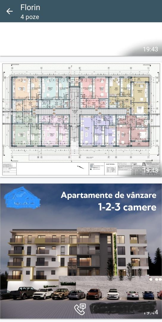 Apartamente in bloc NOU cu 2cam,str.Livezeni,lift, garaj - Poză 4