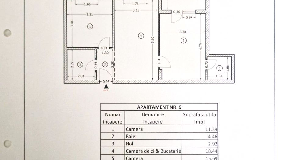 Apartament modern cu 3 camere, bloc nou 2017 I Rahova - Poză 9