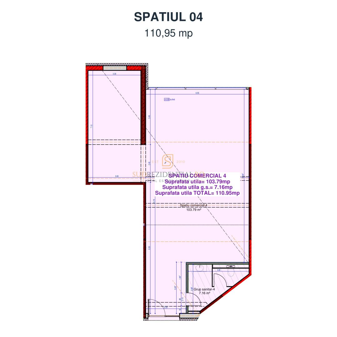 Spatiu comercial de vanzare | Parcul Tudor Arghezi|Stradal Metalurgiei - Schiță 12