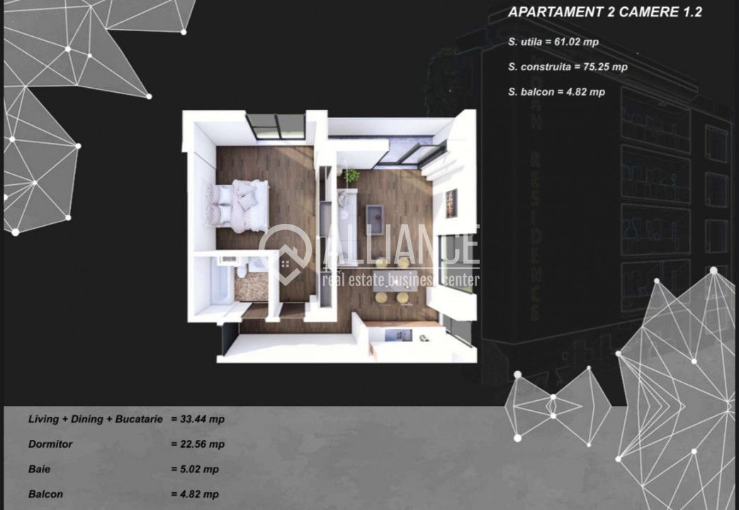 Tomis PLUS(COD 05) Apartament  2 Camere Confort și Eleganță ! - Poză 2