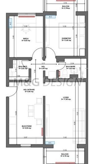 Apartament 3 camere  Bucovina  etaj 2 - Poză 16