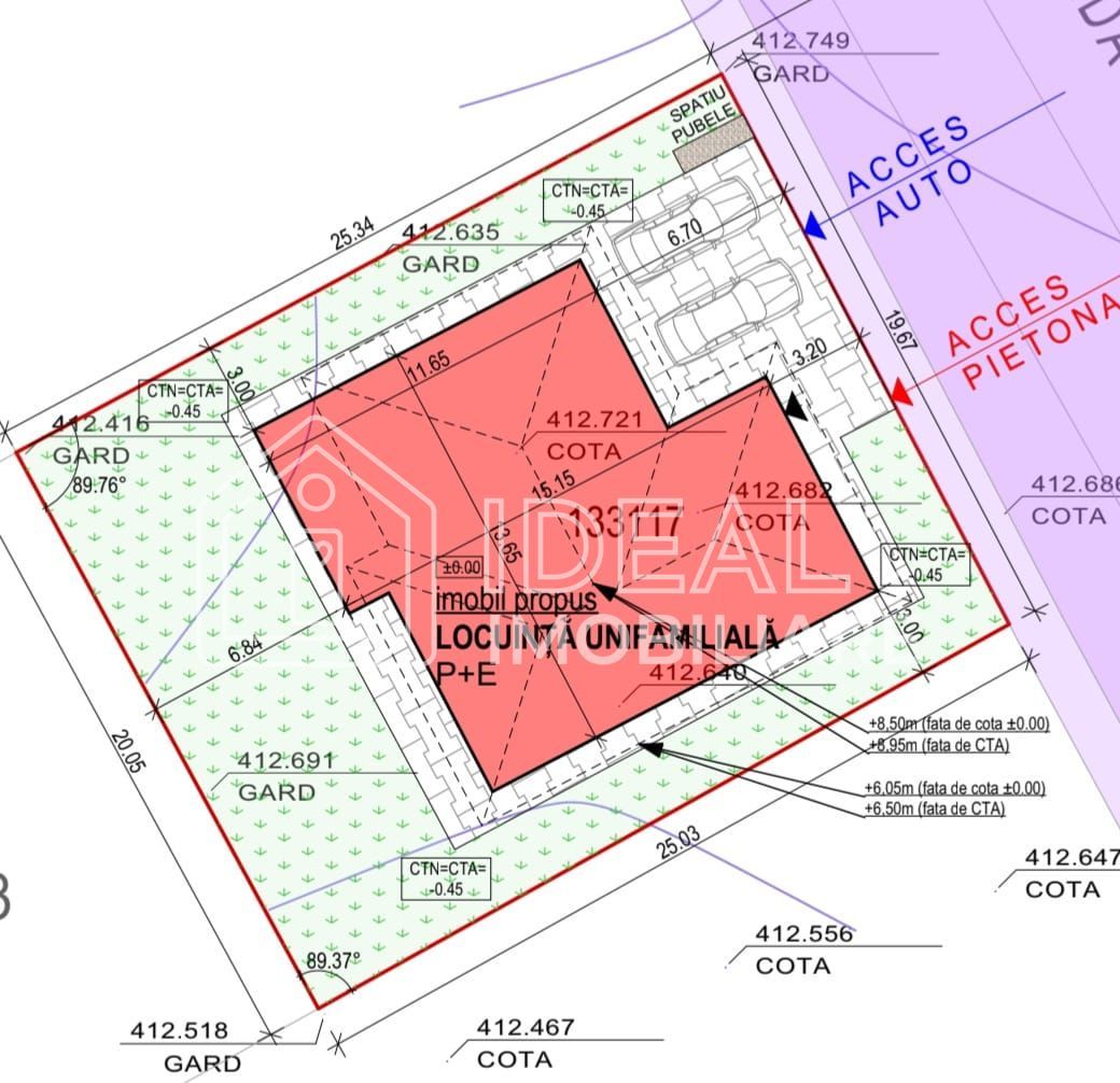 Casă individuală de vânzare – 263 mp utili – teren 500 mp – garaj dublu – Cartie - Poză 18