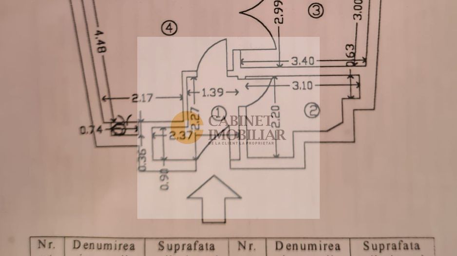 2 camere cu balcon | In consolidare  |  Calea Victoriei - Poză 3