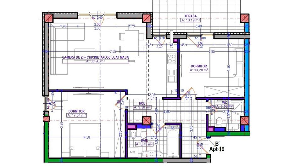 Apartament 3 camere - Poză 2