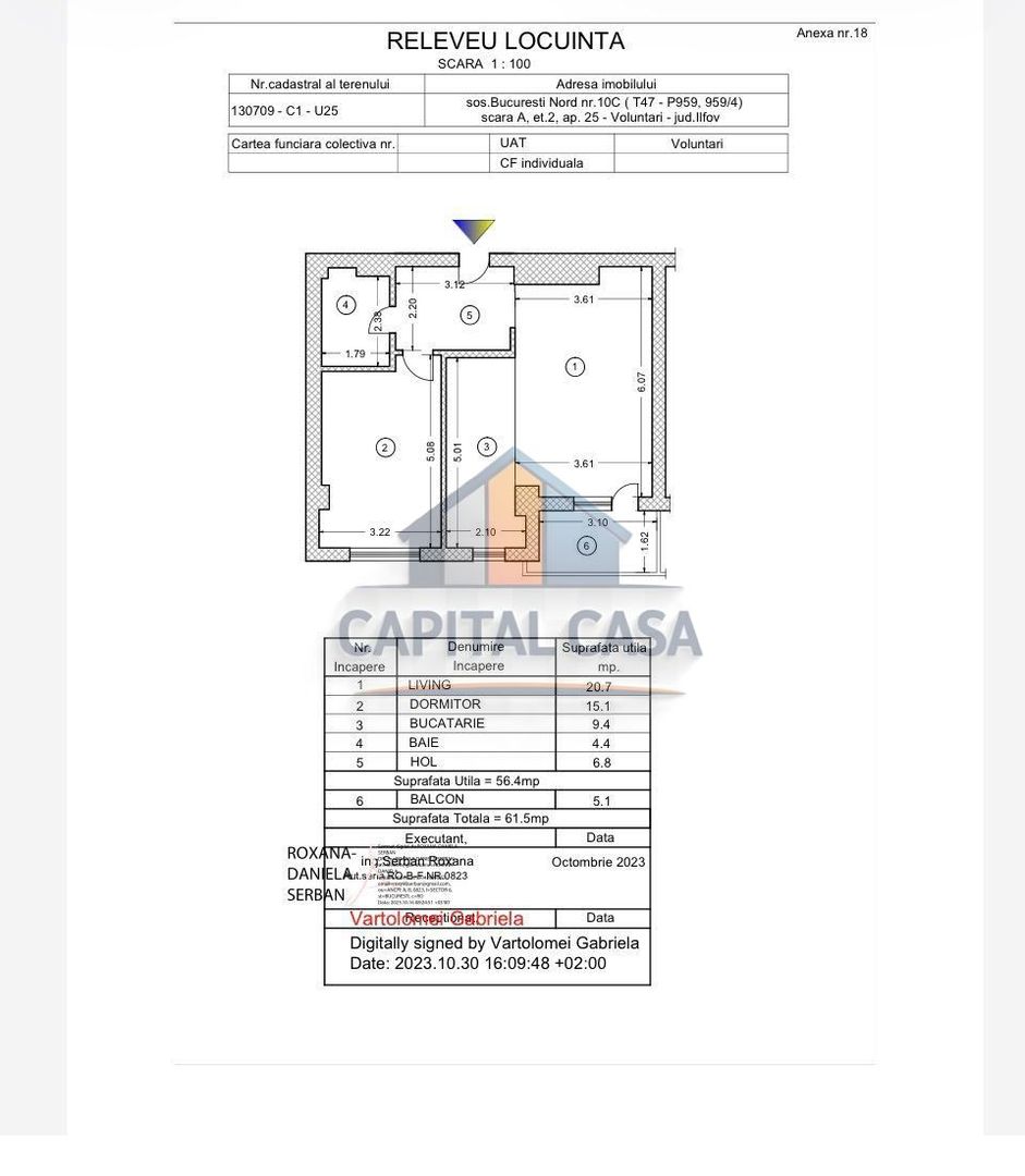 Apartament 2 Camere Mobilat si Utilat  Pipera rond OMV - Poză 8