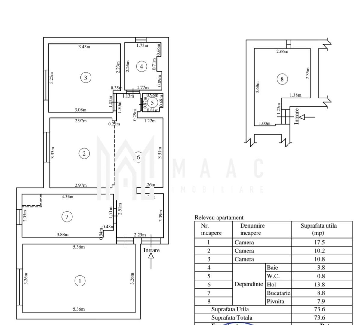 Apartament 3 camere | Parter înalt | Pivnita | Terezian - Poză 15