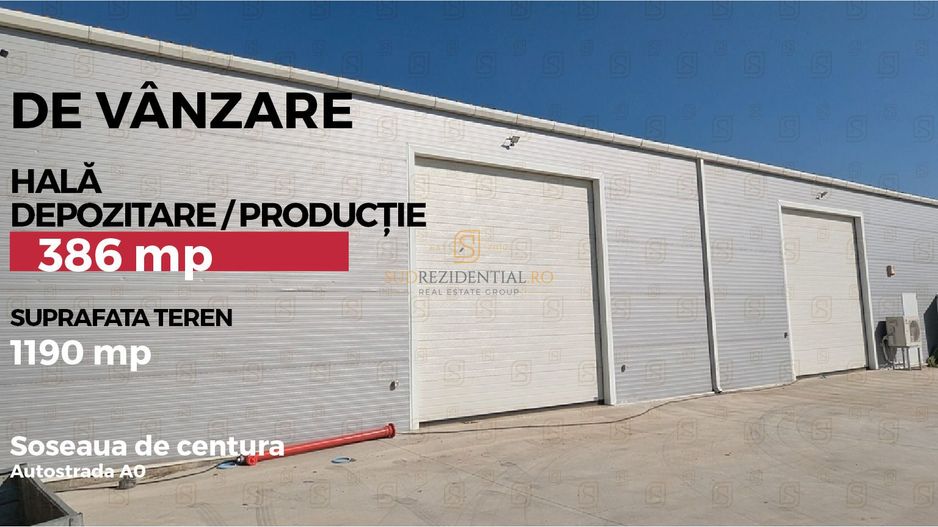 Hala industriala productie, localizare strategica in Popesti Leordeni - Poză 1