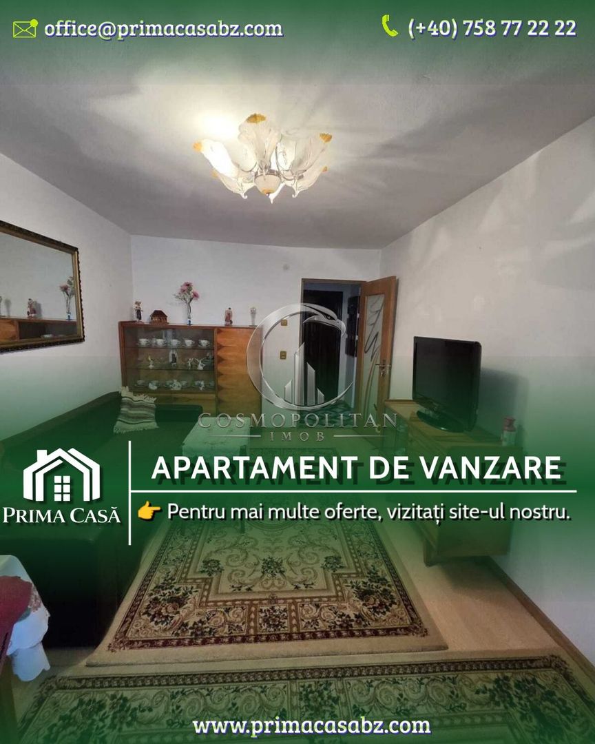 Apartament cu 3 camere, zona Bvd. Stadionului/BZ ~ etaj 3 din 4 - Poză 1