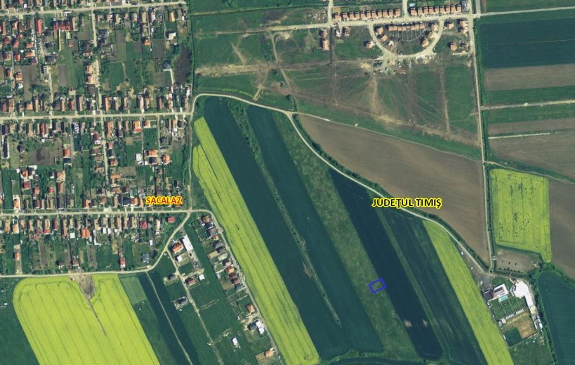 Teren pentru duplex in Sacalaz - 600 mp, in Spatele Cartierului Primaverii - Poză 2
