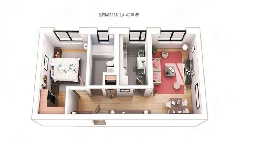 De vanzare apartament 2 camere Militari Residence - Poză 1