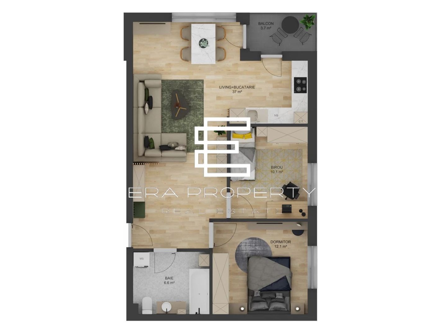 Apartament 3 camere intabulat LA CHEIE-Doamna Stanca/Selimbar - Schiță 10