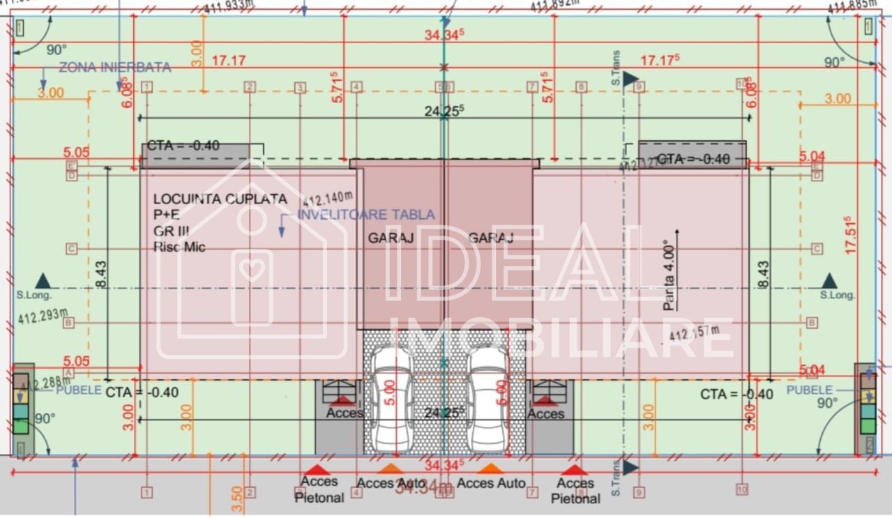Casa Moderna cu 4 camere si garaj, in zona Trifoiului - Schiță 9