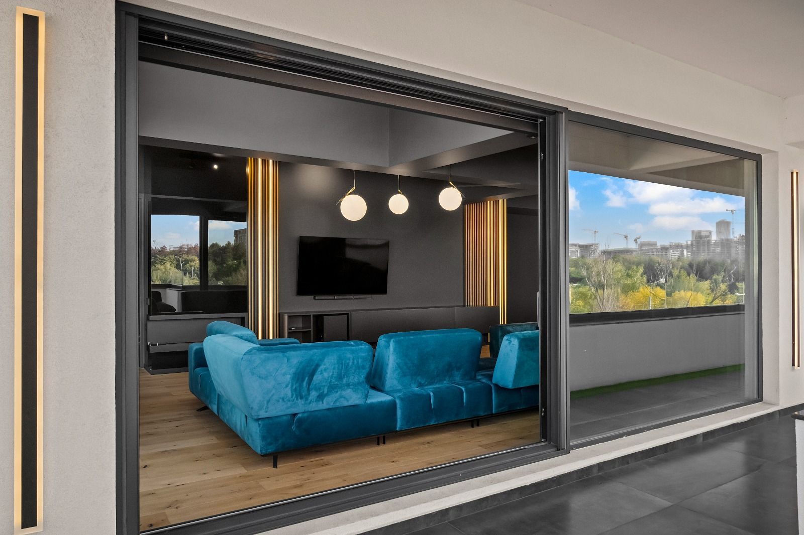 Apartament 3 camere lux | 140 mp | 33 mp terasă | Șos. Petricani - Poză 38