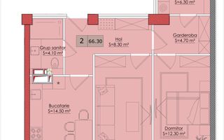 Vânzare, apratament, 2 camere, strada Bucovina, Ciocana - Poză 14