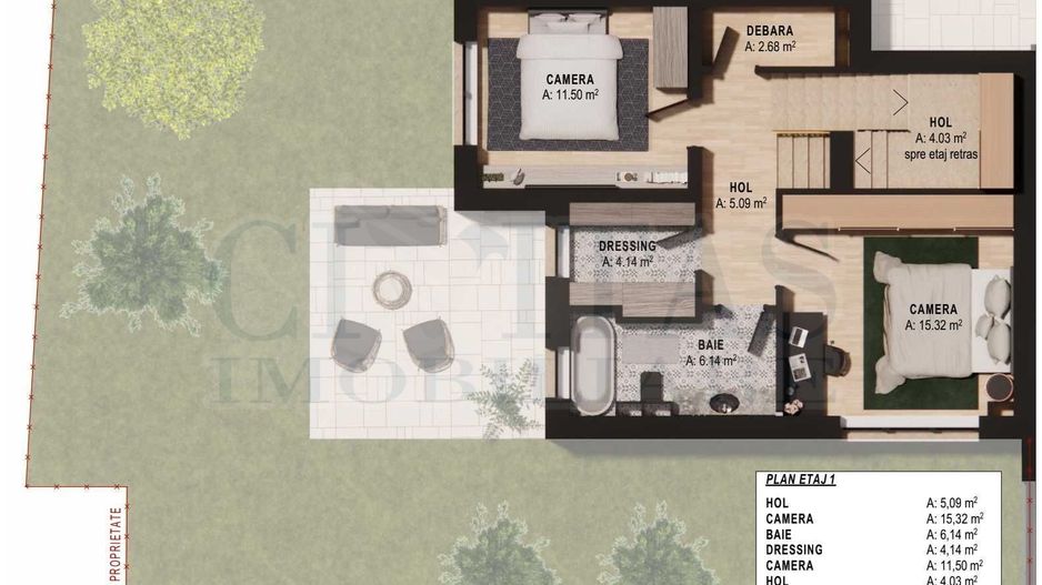 Vand duplex Dambu Rotund, nou 2024 - Poză 5