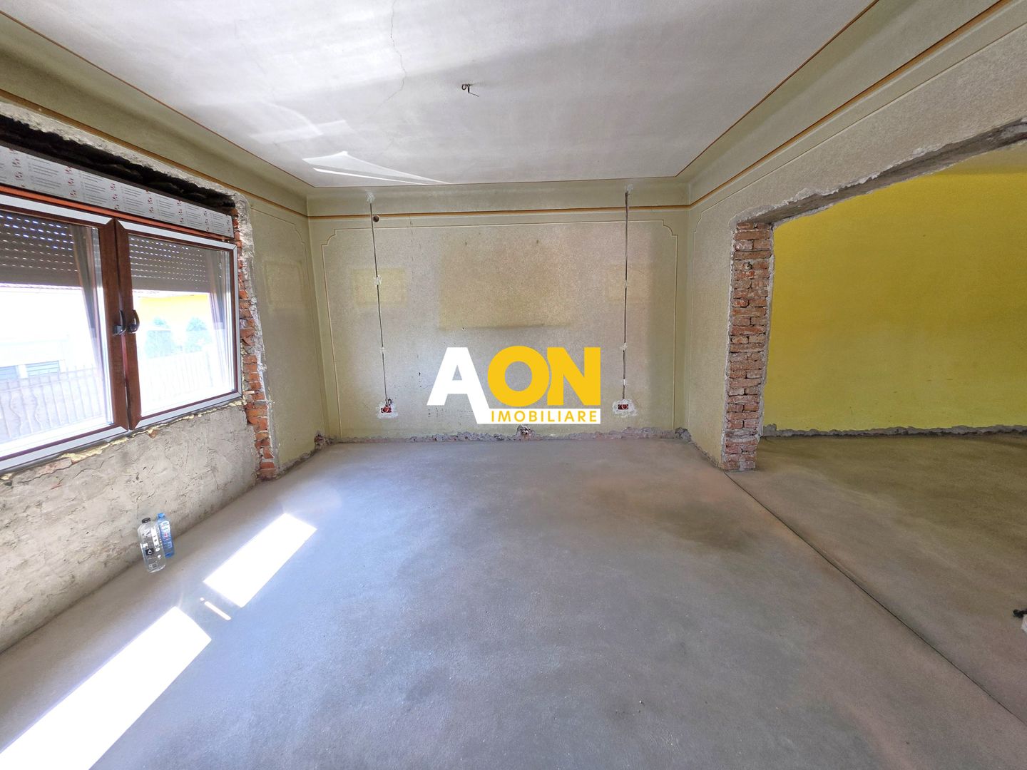 Casă semifinisată, 4 camere, 350 mp teren, la asfalt, zona Centru - Poză 7