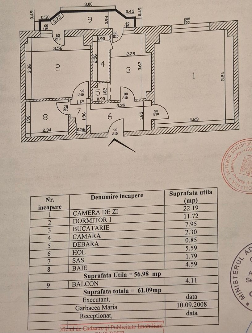 Apartament 2 camere mare decomandat P-ta Iancului - 2 min metrou, et 1 - Poză 8